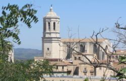 panorámica de la catedral de girona