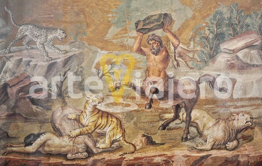 mosaico de los centauros
