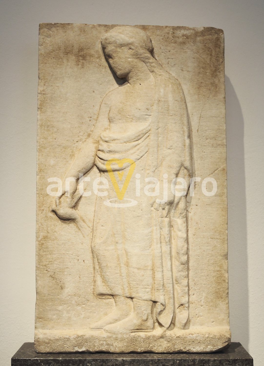 relieve funerario griego