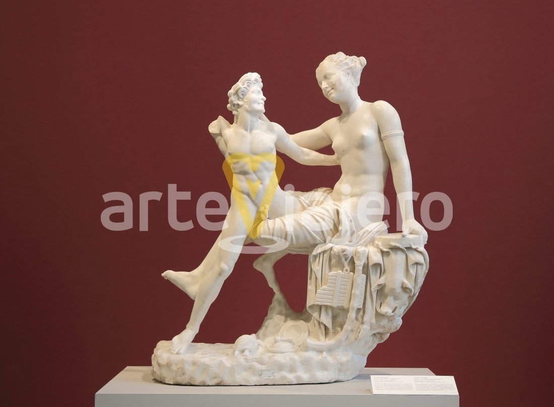 sátiro y hermafrodita