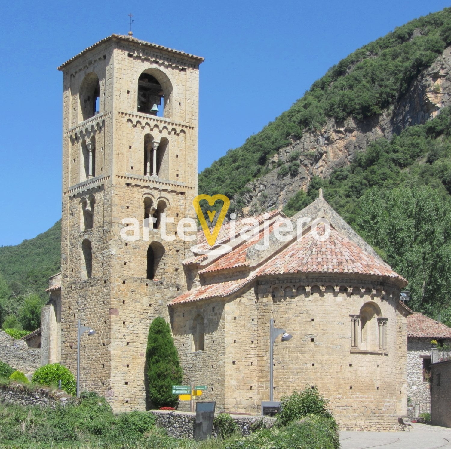 Beget Iglesia de Sant Cristòfol garrotxa, ripollés