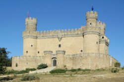 fachada del castillo de manzanares