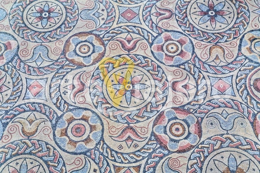 mosaicos de la casa de materno, carranque