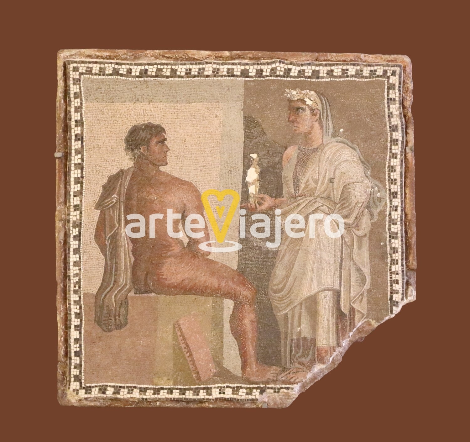 mosaico de orestes e ifigenia