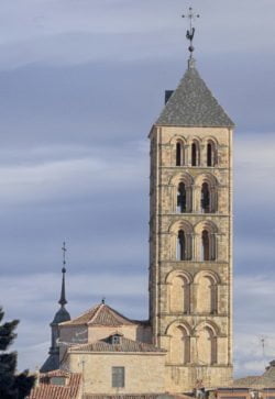 torre de la iglesia de san esteban, segovia
