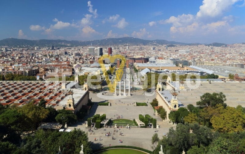 barcelona desde montjuïc