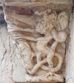 capitel románico, la higuera segovia