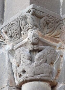capitel románico aragonés