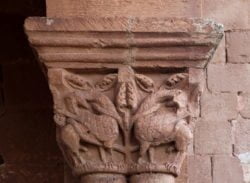 capitel románico tiermes