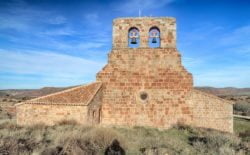 espadaña románica, ermita de tiermes