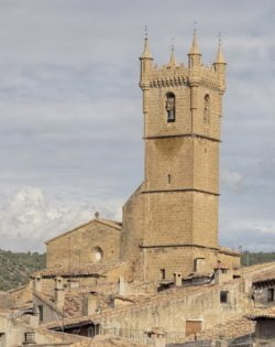 torre, iglesia de san martín uncastillo