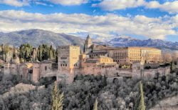 panorámica de la alhambra de granada