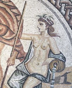 detalle de mosaico