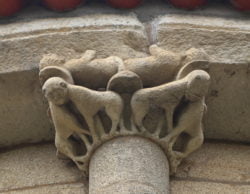 capitel, monasterio de ferreira de pantón