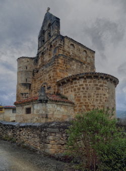 ábside, iglesia de san salvador de escaño