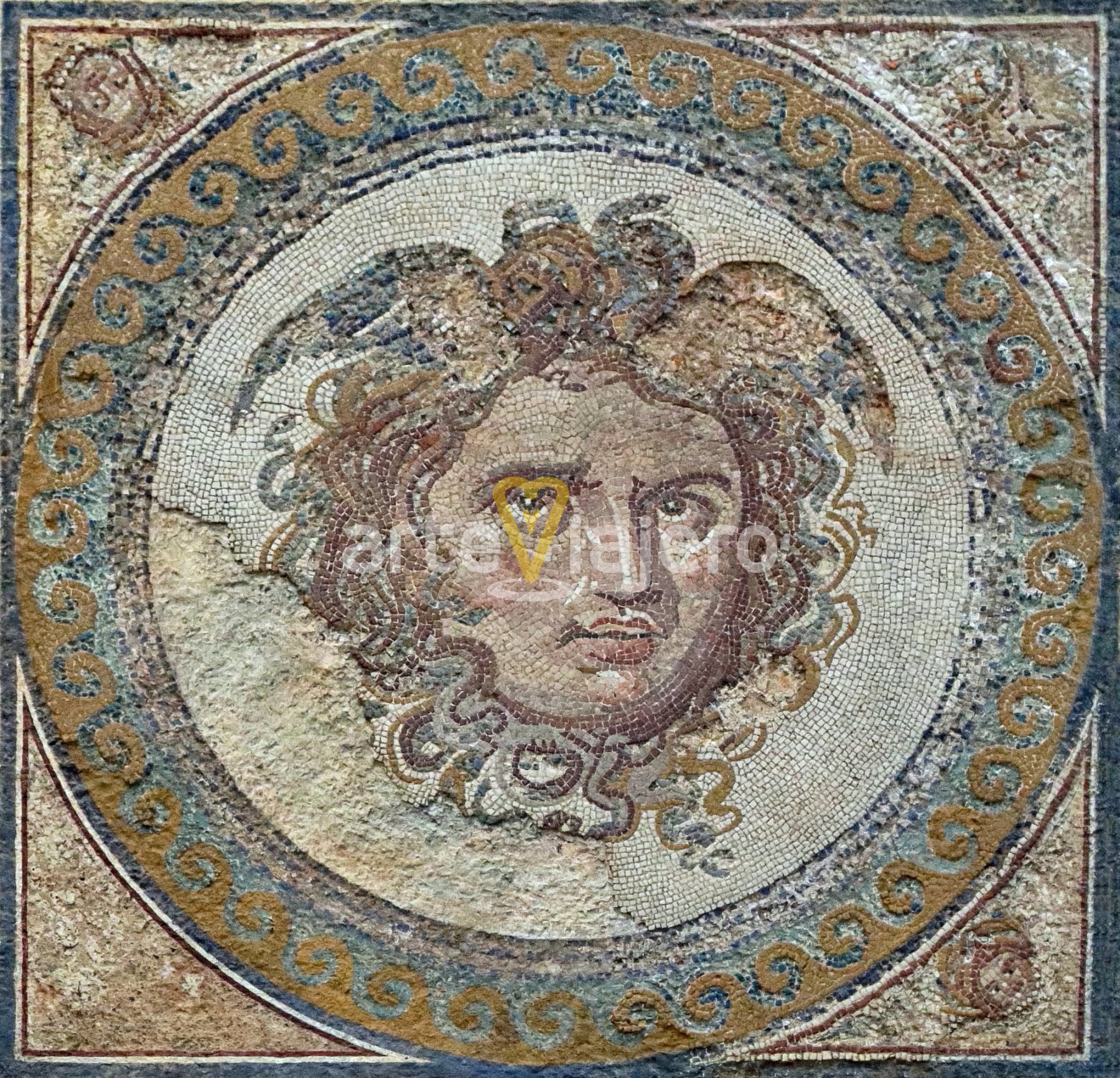 mosaico de medusa, tarragona