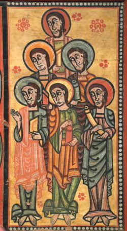apóstoles románico