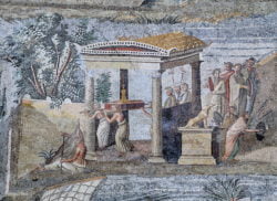 mosaico diosa isis