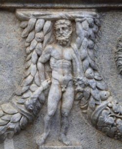 detalle de sarcófago romano