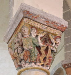capitel románico auvernia
