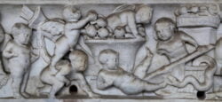 detalle sarcófago romano