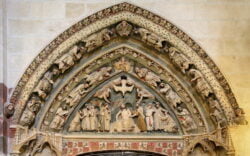 puerta del claustro de la catedral de burgos