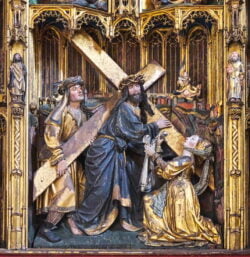 retablo de la santa cruz