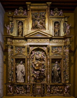 retablo del monasterio de santa maría la real de vileña