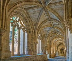 claustro de la catedral de ciudad rodrigo