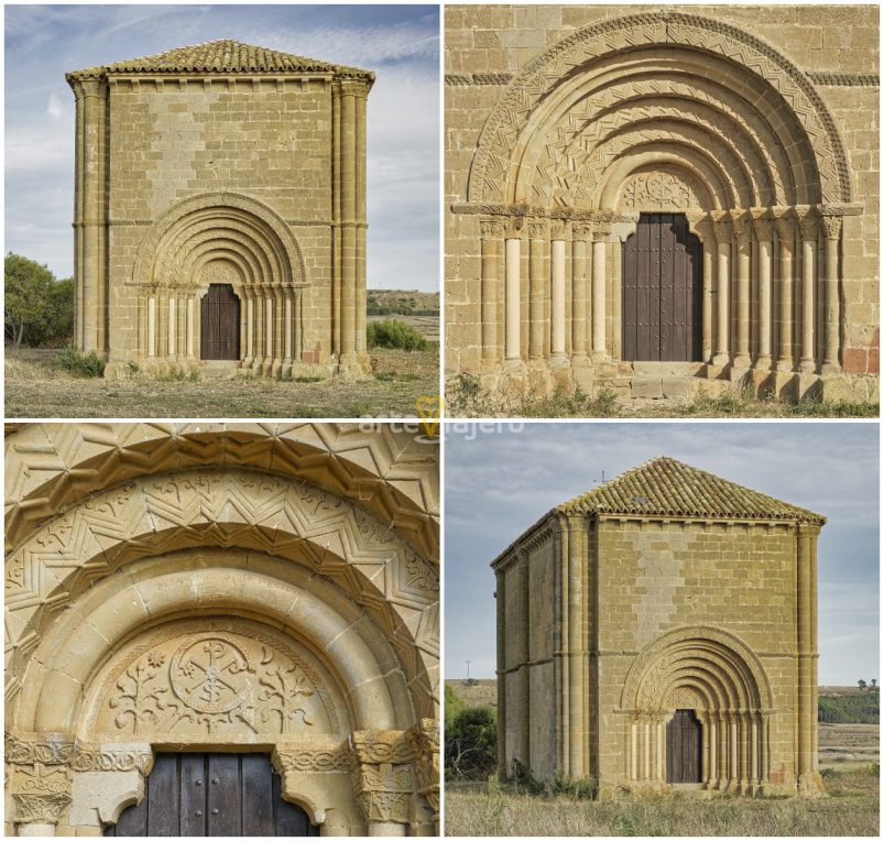 Ermita de Puilampa Sádaba Zaragoza Aragón Románico ermita de puilampa