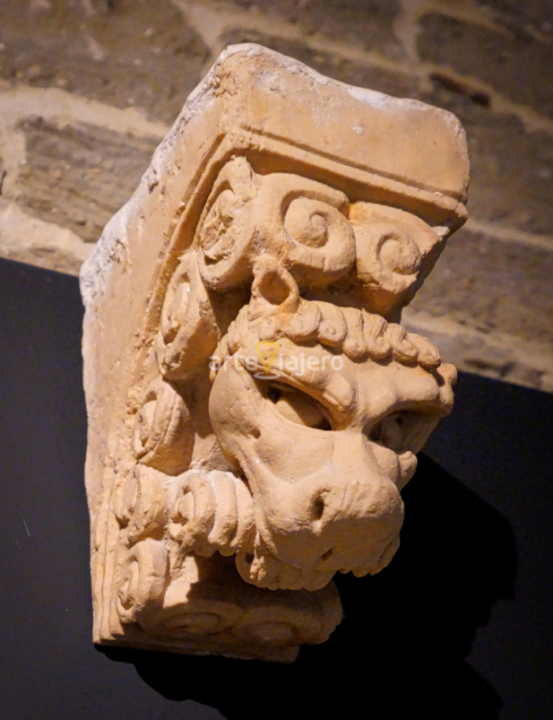 Maestro de Cabestany Saint Papoul canecillo maestro de cabestany