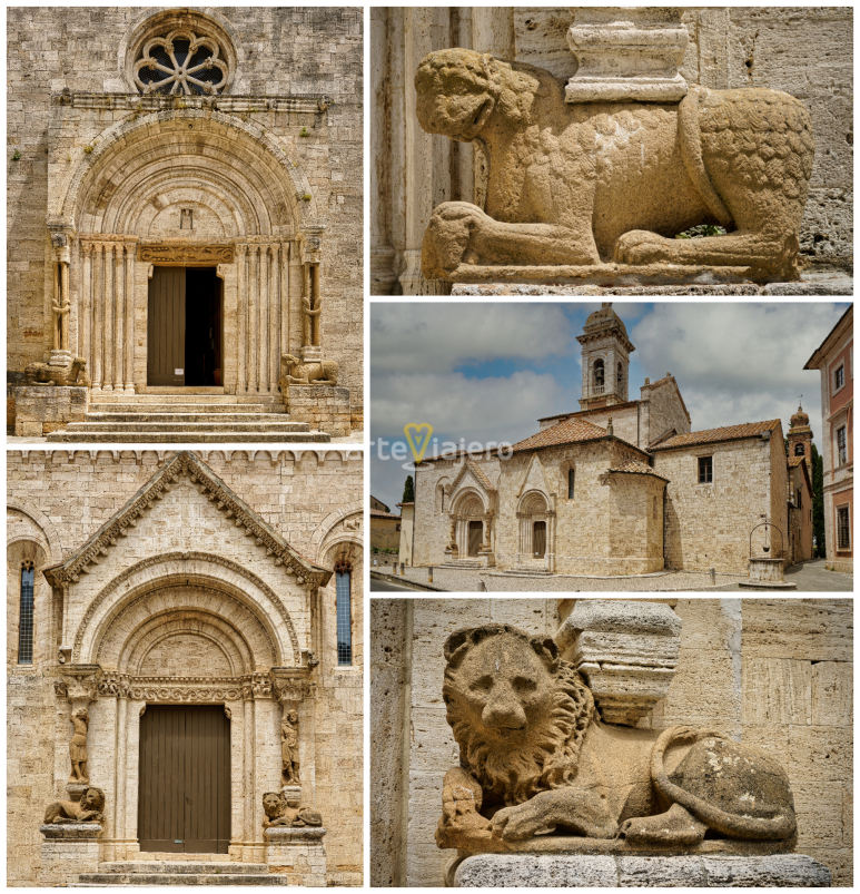 Colegiata de San Quirico d'Orcia Toscana Italia colegiata de san quirico d'orcia