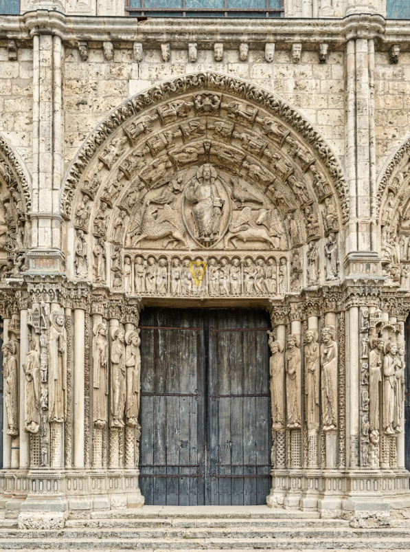 pórtico real de la catedral de chartres